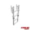Extreme Max Extreme Max 3005.4089 Aluminum 4-Step Compact Folding Pontoon Boarding Ladder 3005.4089 - alternate 3